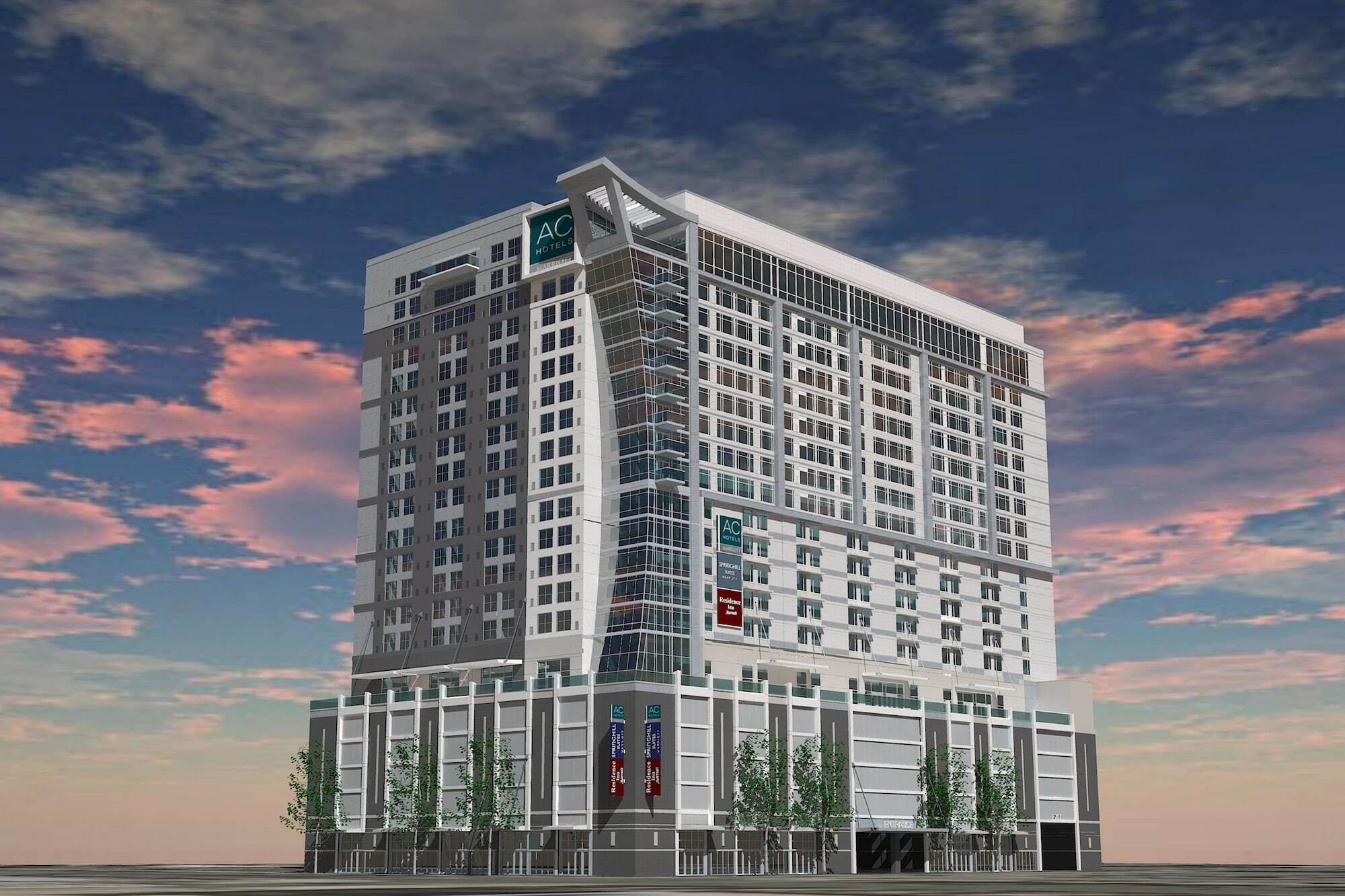 Springhill Suites By Marriott Nashville Downtown/Convention Center מראה חיצוני תמונה